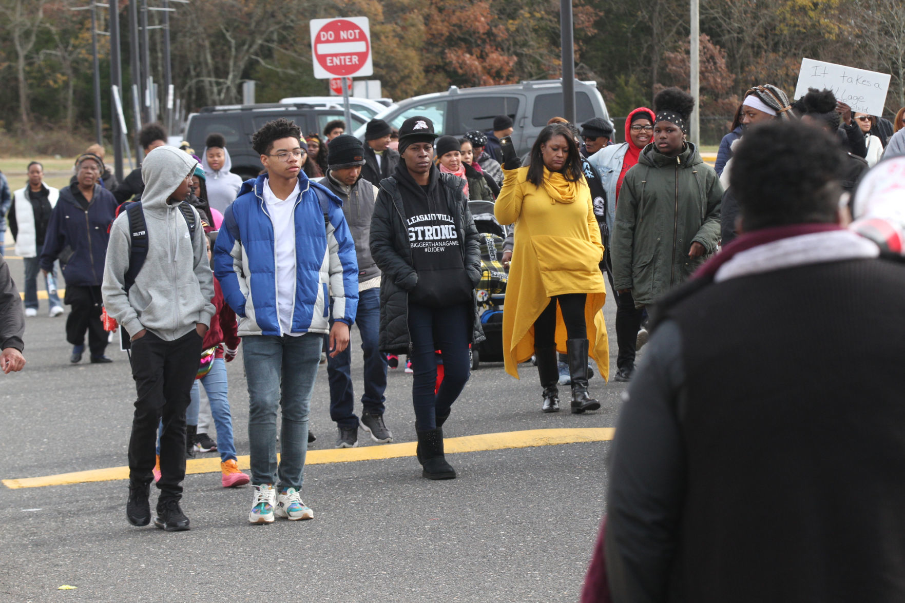 Pleasantville peace march
